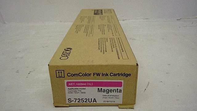 Genuine Riso ComColor 5230/5231/5000 Magneta Ink Cartridge S-7252UA S7252UA